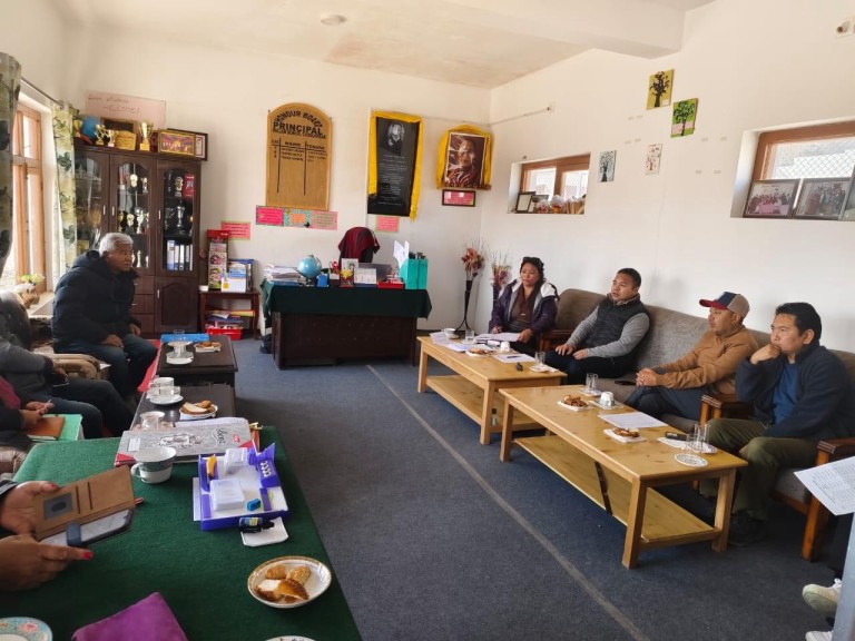 School management meeting